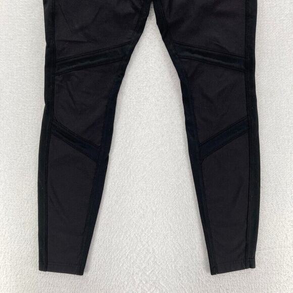 Athleta Highline Hybrid Summiter Pants Women's 2 Black Stretch Fabric Skinny Leg - Picture 3 of 13